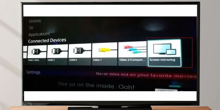 How do I know if my TV has Screen Mirroring